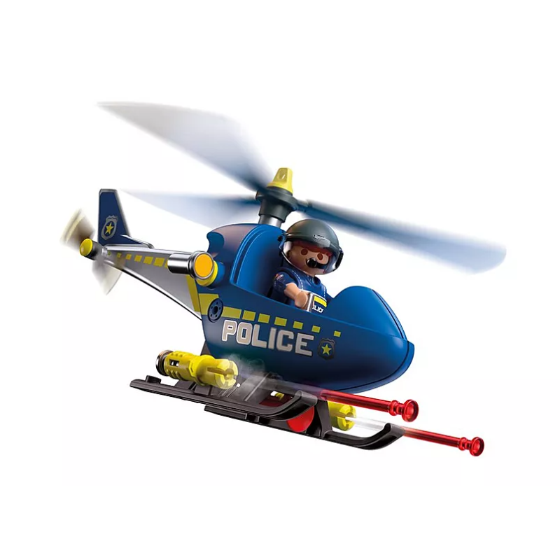 PLAYMOBIL City Action Helicóptero De Policía Radar 72080