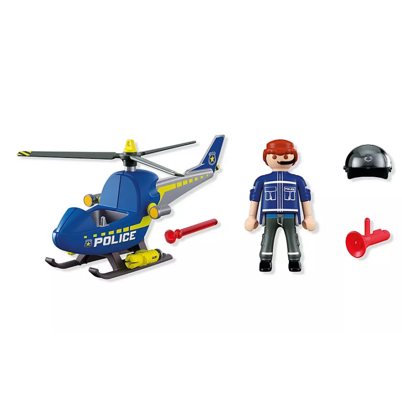 PLAYMOBIL City Action Helicóptero De Policía Radar 72080