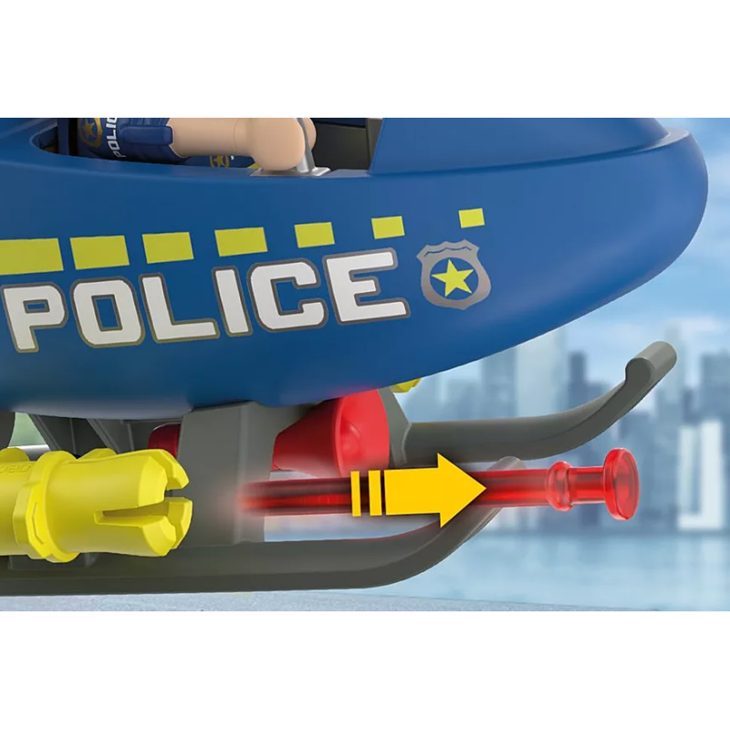 PLAYMOBIL City Action Helicóptero De Policía Radar 72080