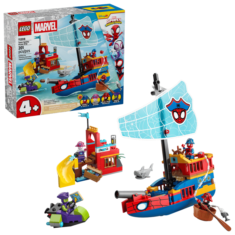LEGO MARVEL Barco Pirata del Equipo Spidey 11208