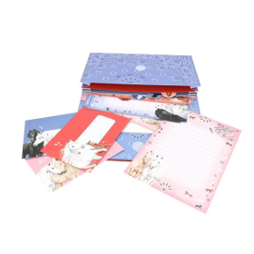 Miss Melody Archivador Con Papel Cartas