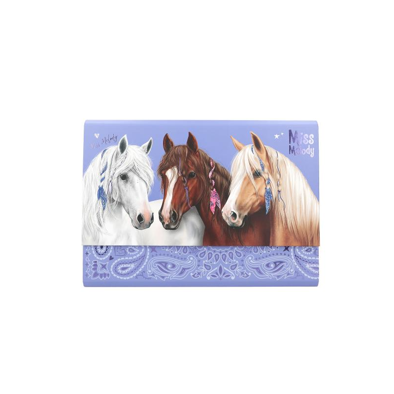 Miss Melody Archivador Con Papel Cartas