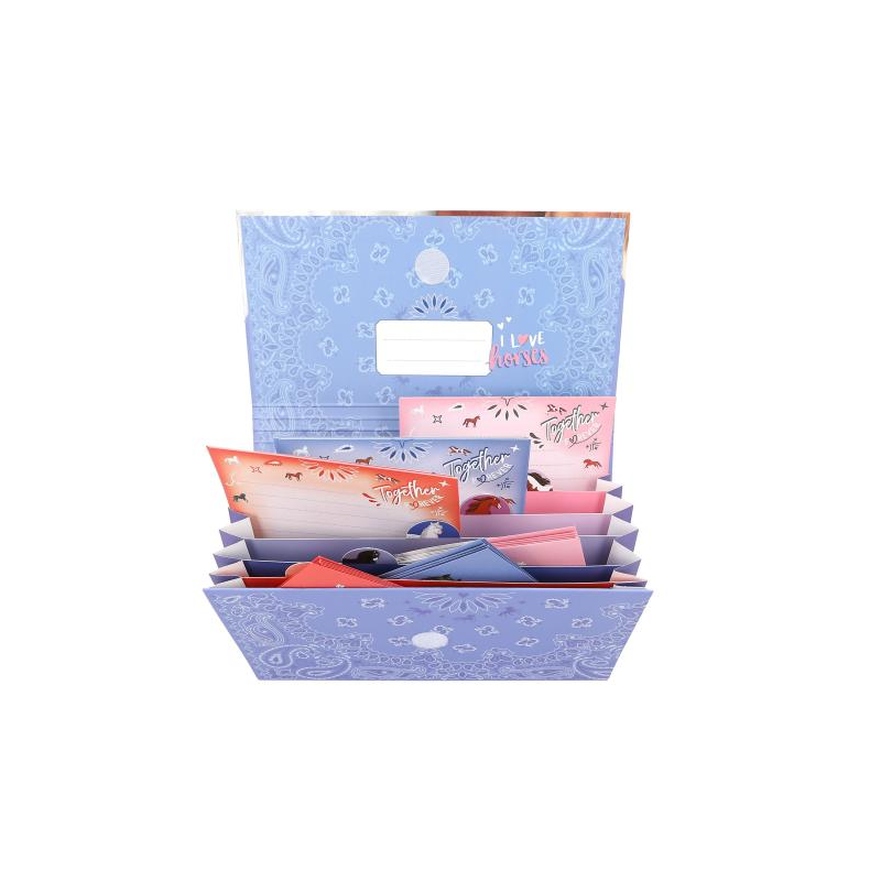 Miss Melody Archivador Con Papel Cartas