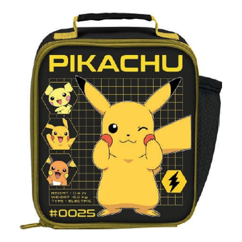 Bolsa Almuerzo Lenticular Pokemon Pikachu