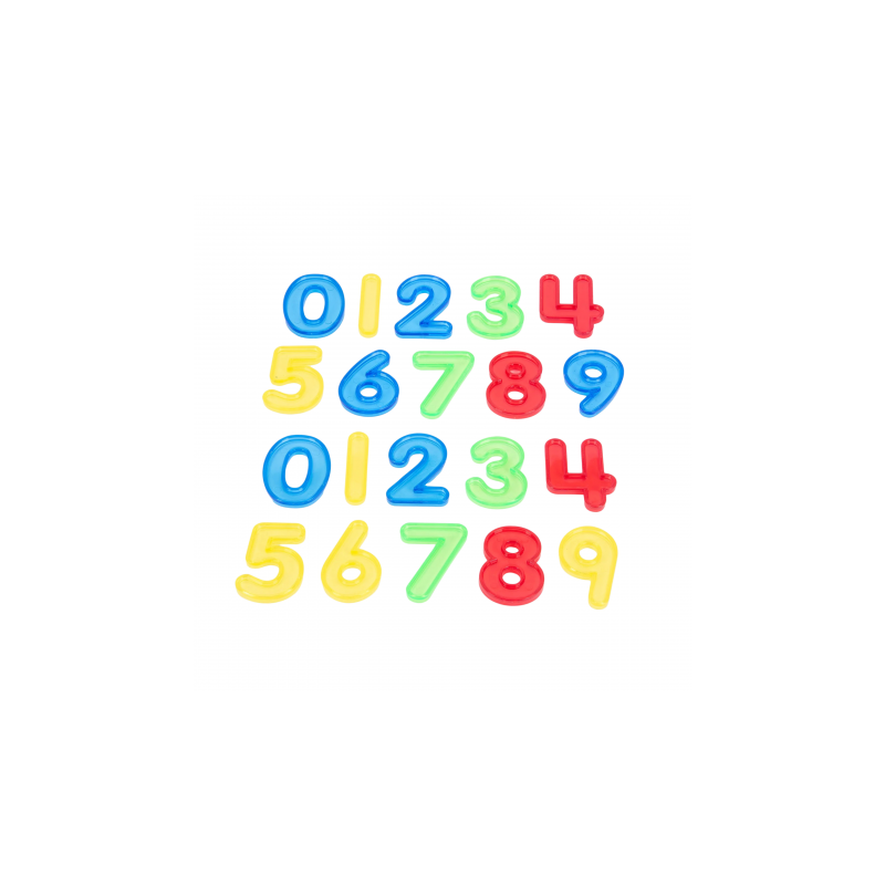 TickiT Números Translúcidos 20 Piezas