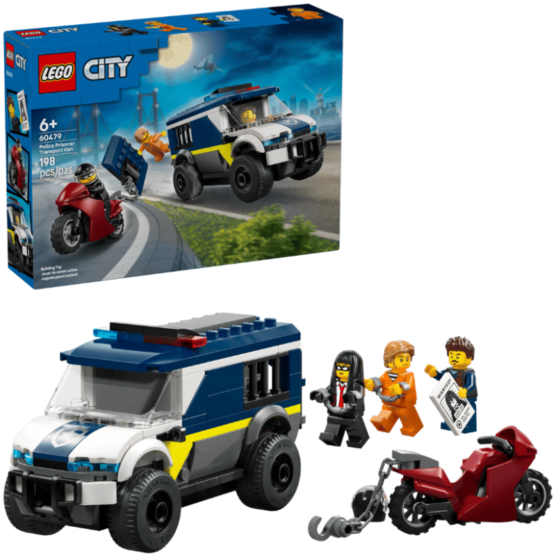 LEGO City Furgoneta De Transporte Penitenciario de Policía 60479 De LEGO