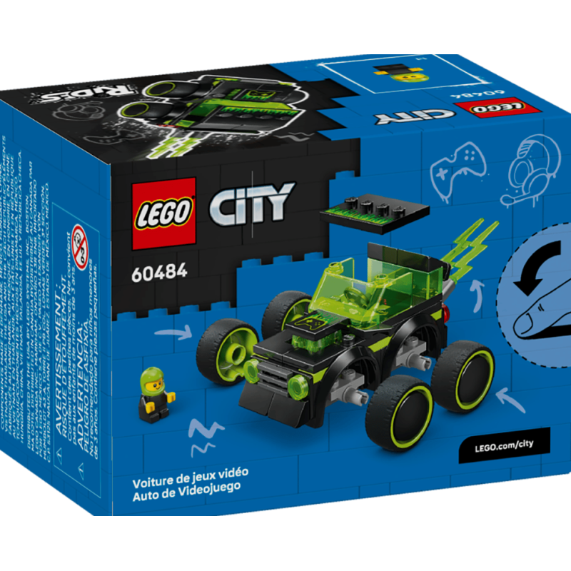 LEGO City Coche De Carreras De Videojuego 60484