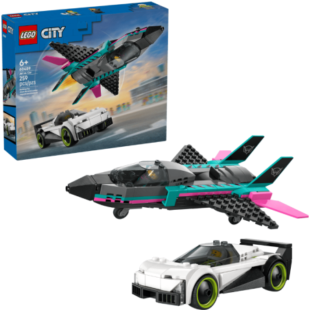 LEGO City Jet Vs Coche 60489 De LEGO