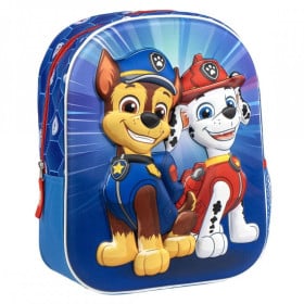 Mochila Infantil 3D Patrulla Canina Chase Y Marshall