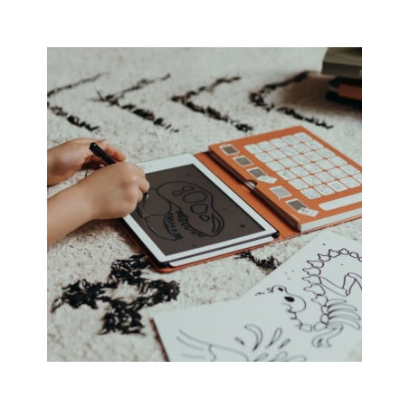 Plantillas Kidydraw Galaxia y Dinosaurios