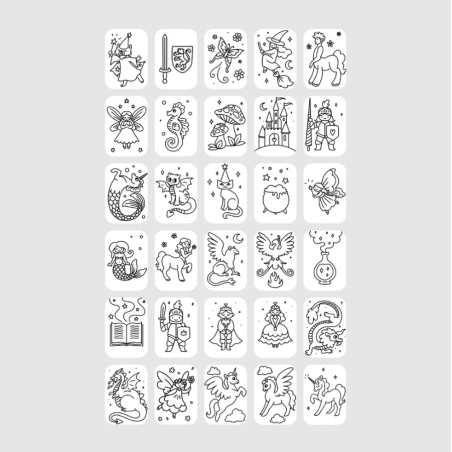 Plantillas Kidydraw Había Una Vez y Animales