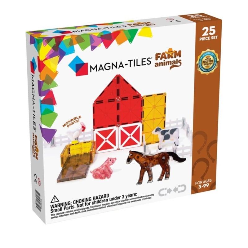 Magna Tiles Farm Animals Set 25 Piezas