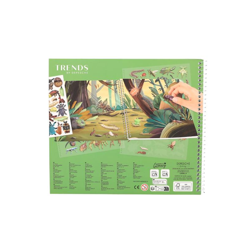 TopModel Libro De Pegatinas Relieve Explorer