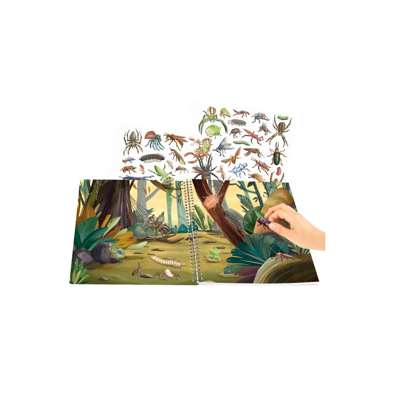 TopModel Libro De Pegatinas Relieve Explorer