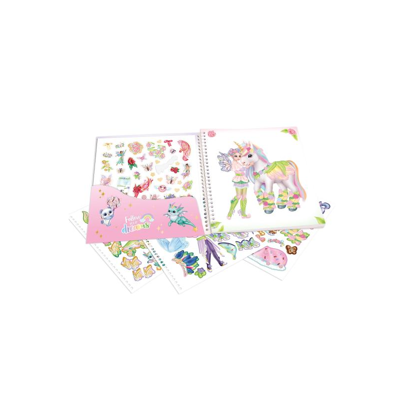 Cuaderno Con Calcomanías Ylvi