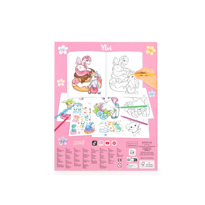Ylvi Cuaderno Create Your Unicorn