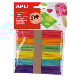 Bolsa 50 Uds Palos De Polo En Colores Surtidos