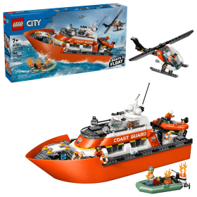 LEGO City Barco Y Helicóptero De Rescate 60504 De LEGO