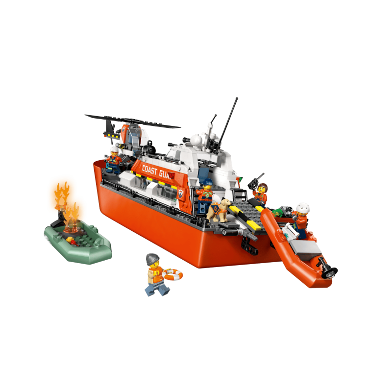 LEGO City Barco Y Helicóptero De Rescate 60504