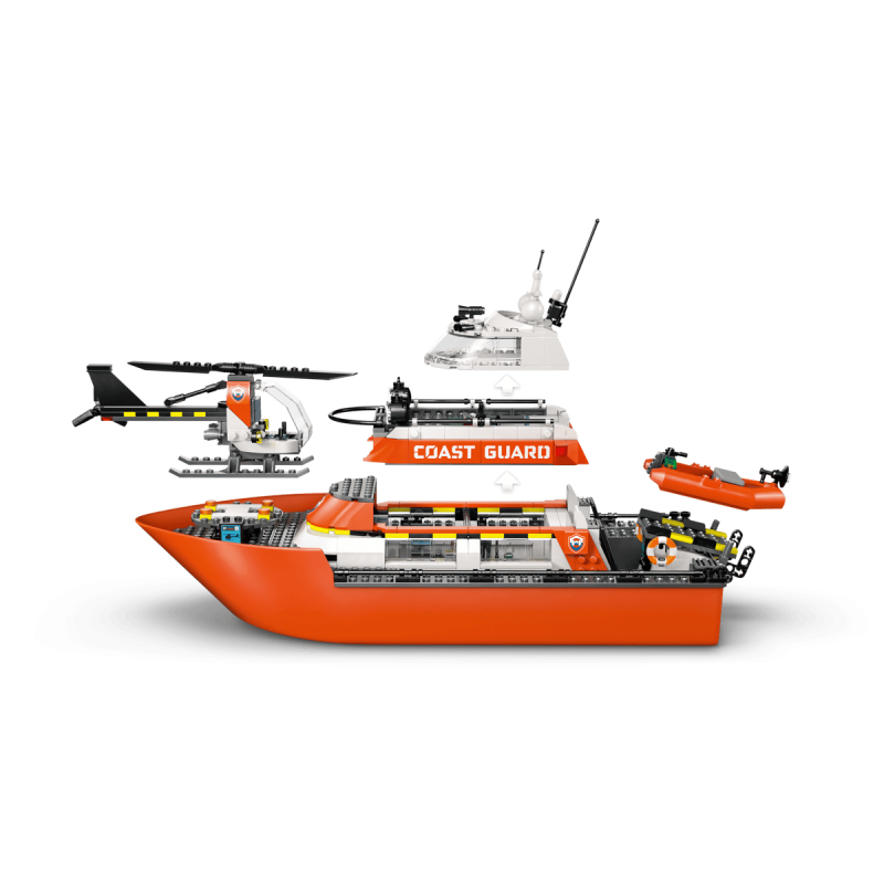 LEGO City Barco Y Helicóptero De Rescate 60504