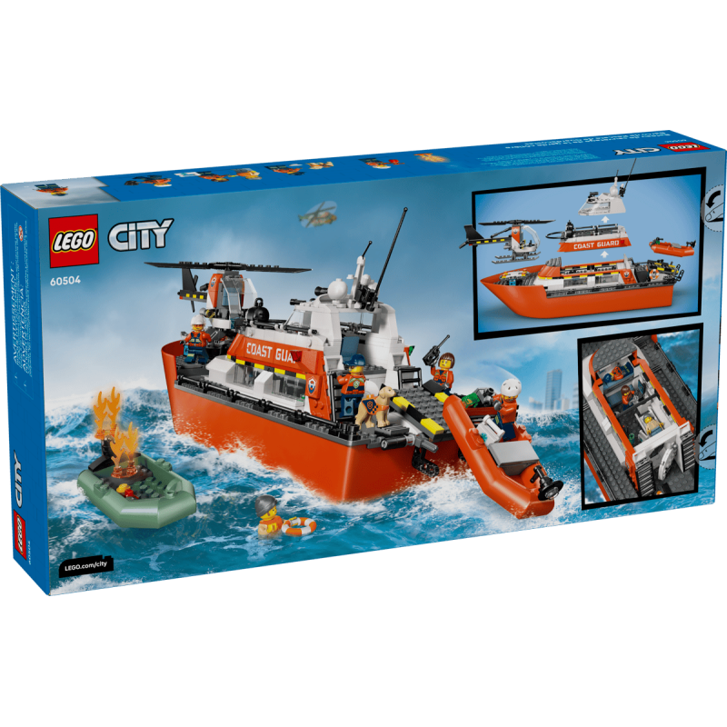 LEGO City Barco Y Helicóptero De Rescate 60504