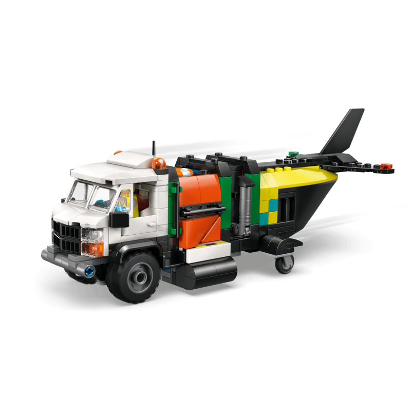 LEGO City Mix & Match: Avión, Camión Técnico y Aerodeslizador 60505