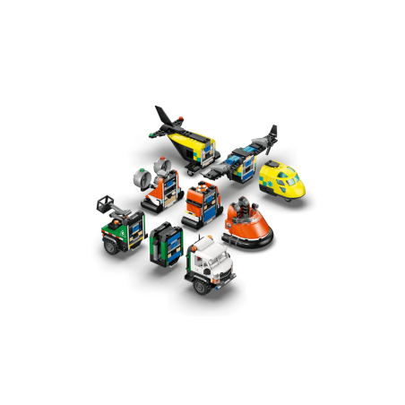 LEGO City Mix & Match: Avión, Camión Técnico y Aerodeslizador 60505