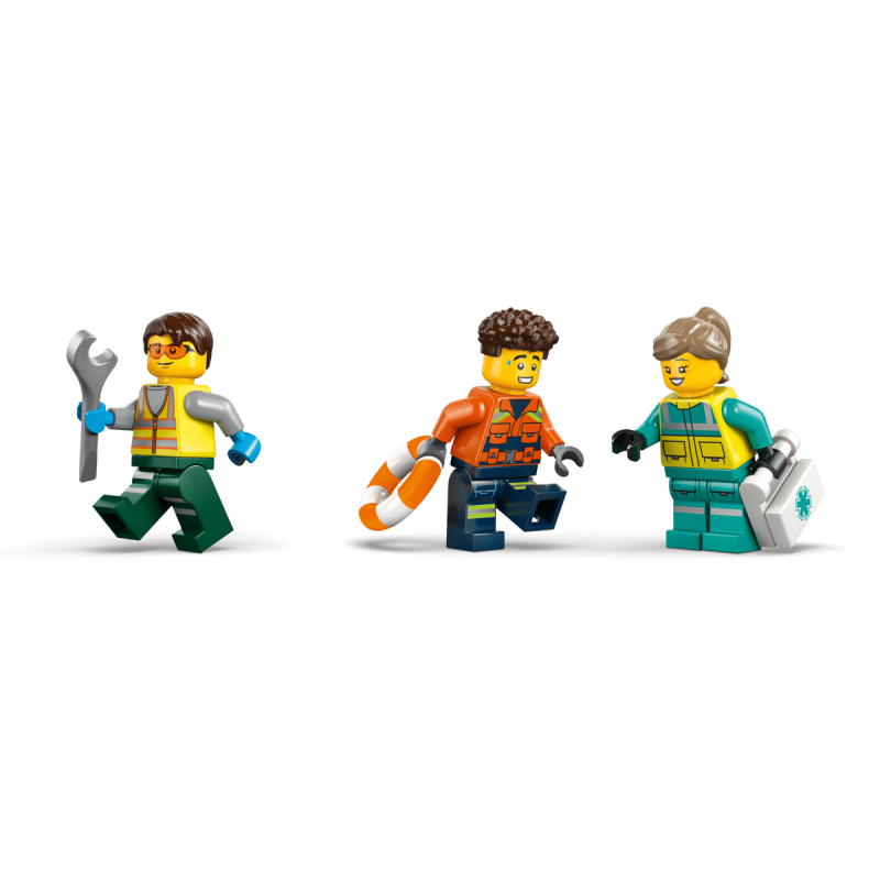 LEGO City Mix & Match: Avión, Camión Técnico y Aerodeslizador 60505