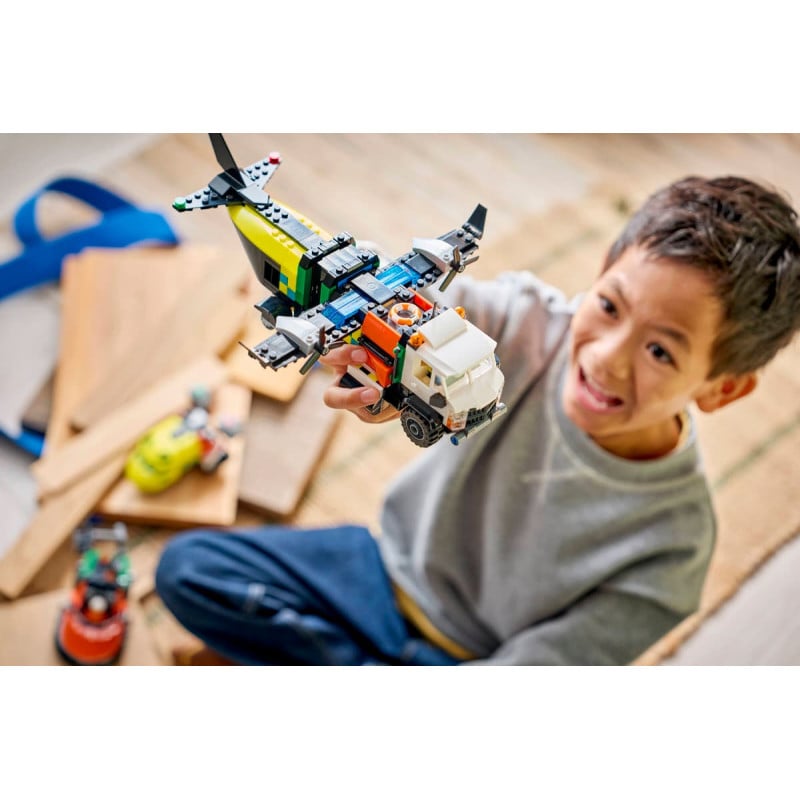 LEGO City Mix & Match: Avión, Camión Técnico y Aerodeslizador 60505