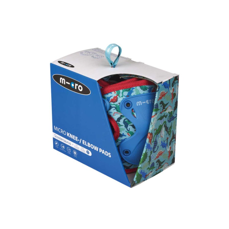 Micro Set Rodilleras Y Coderas Dinosaurio Talla S De Micro