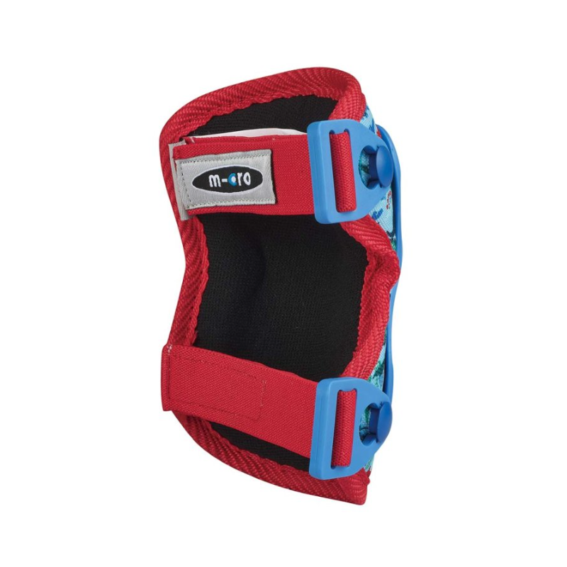 Micro Set Rodilleras Y Coderas Dinosaurio Talla S