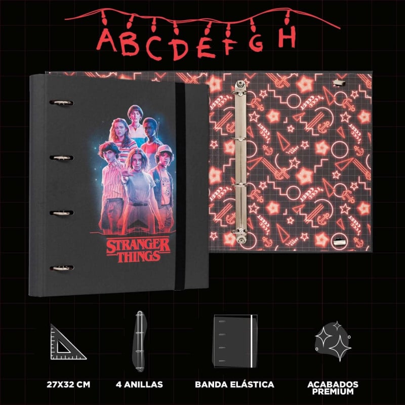 Carpeta Stranger Things 4 Anillas