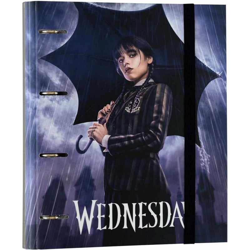 Carpeblock Miércoles Addams 4 Anillas De Grupo Erik