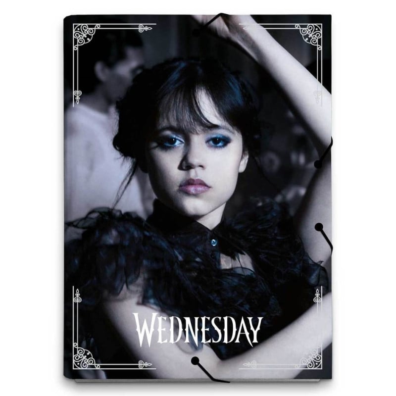 Carpeta Miércoles Addams Solapas De Grupo Erik