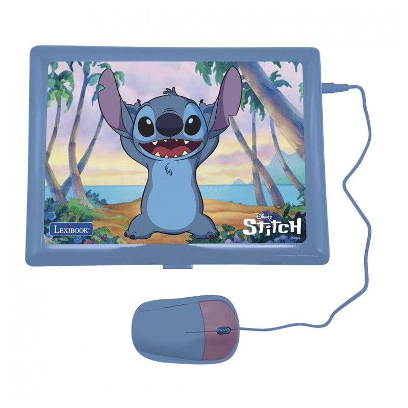 Lexibook Ordenador Portátil Biligüe Stitch