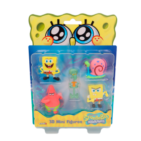 Bob Esponja Pack 5 Figuras
