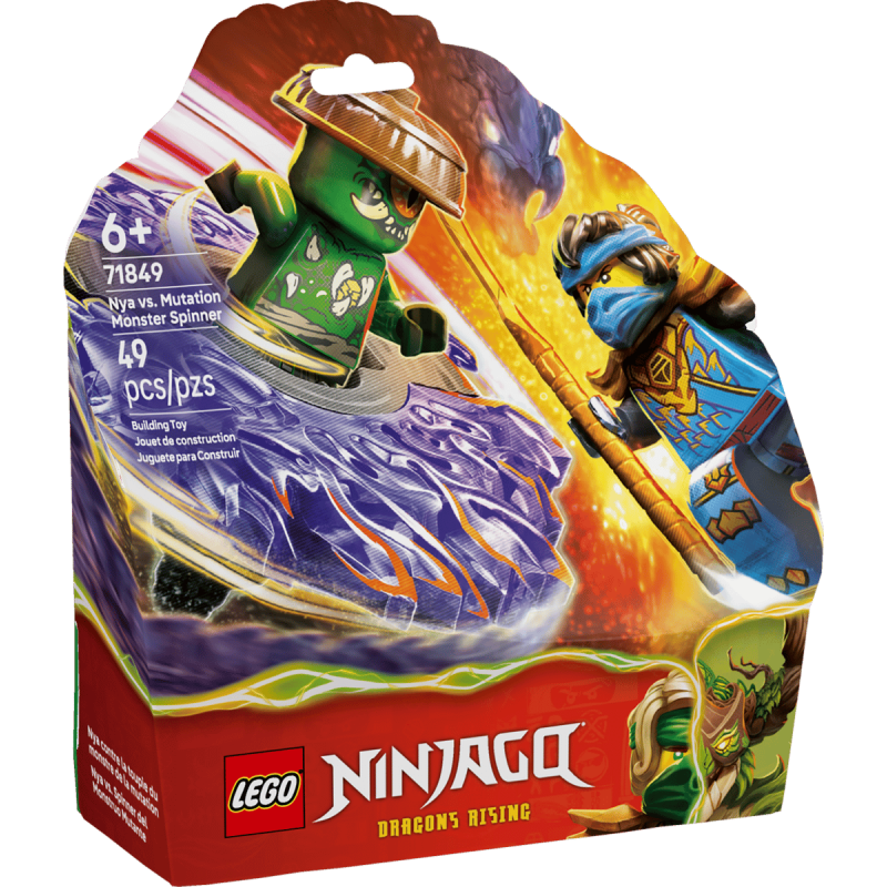 LEGO Ninjago Nya Vs Spinner Del Monstruo Mutante De LEGO