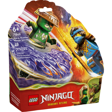 LEGO Ninjago Nya Vs Spinner Del Monstruo Mutante De LEGO