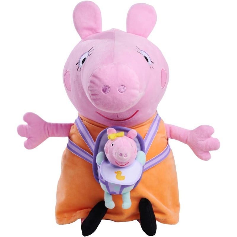 Peluche Mama Pig Con Evie 33 Cm