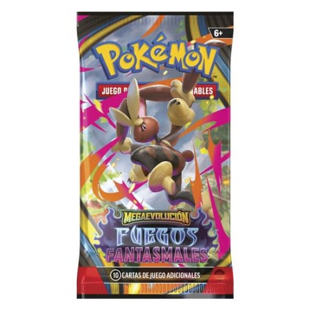 Sobre Cartas Pokémon Megaevolución Fuegos Fantasmales