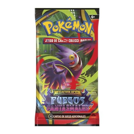 Sobre Cartas Pokémon Megaevolución Fuegos Fantasmales