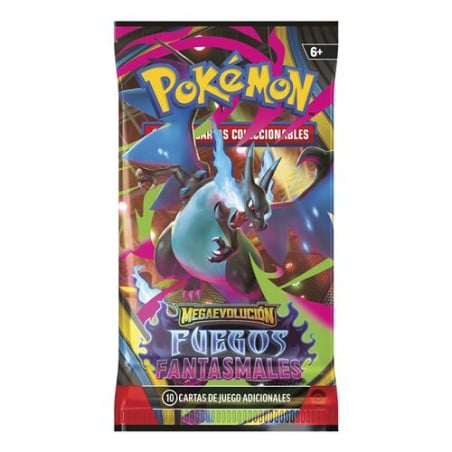 Sobre Cartas Pokémon Megaevolución Fuegos Fantasmales