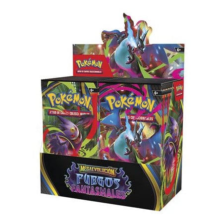 Sobre Cartas Pokémon Megaevolución Fuegos Fantasmales
