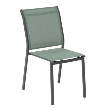 Silla Apilable Essentia Oliva/Grafito