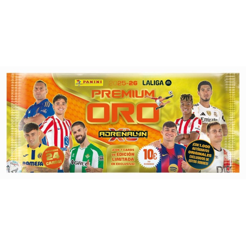 Sobre La Liga Premium Oro Adrenalyn XL 2025/26