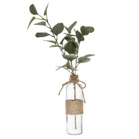 Eucalipto Artificial Con Jarrón
