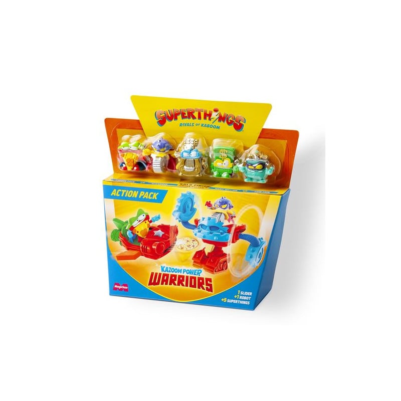 SuperThings Kazoom Power Warriors - Action Pack Surtido