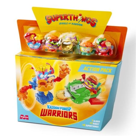 SuperThings Kazoom Power Warriors - Action Pack Surtido