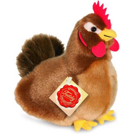 Peluche Gallina Marrón 16 Cm De Teddy-Hermann