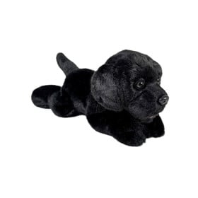 Peluche Labrador Negro Tumbado 25 Cm De Deqube 2